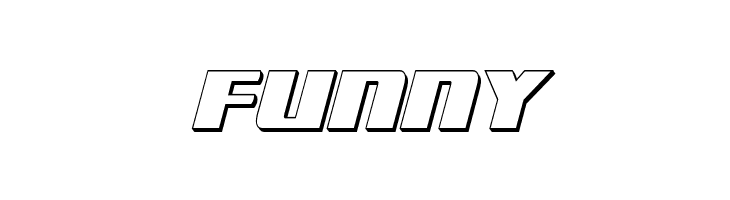 Americorps 3D Extra-Condensed  Free Fonts Download