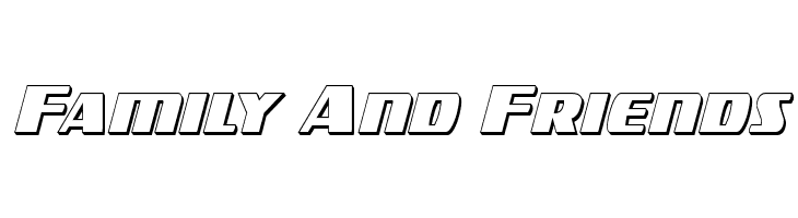 Americorps 3D Extra-Condensed  Free Fonts Download