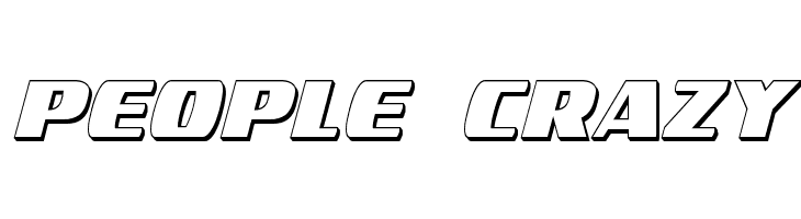 Americorps 3D Extra-Condensed  Free Fonts Download