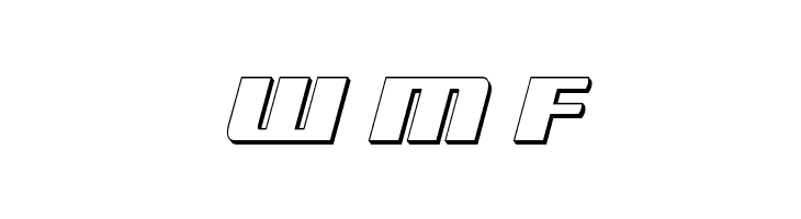 Americorps 3D Extra-Condensed  Free Fonts Download