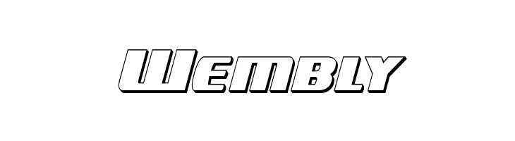 Americorps 3D Extra-Condensed  Free Fonts Download