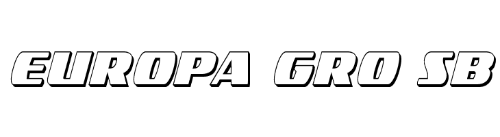 Americorps 3D Extra-Condensed  Free Fonts Download