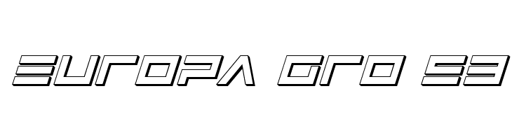 Avenger 3D Italic  Free Fonts Download