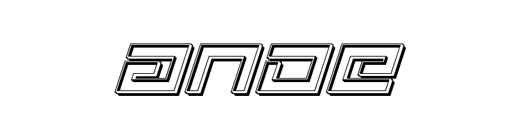 Avenger Engraved Italic  Free Fonts Download