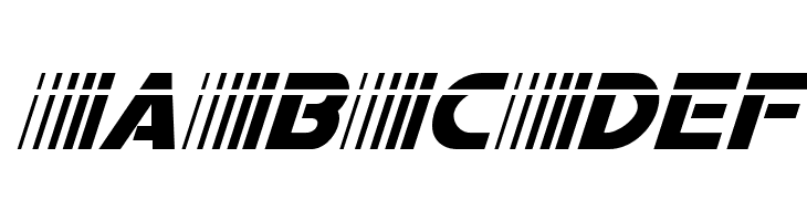 Bamf Laser Italic  Free Fonts Download