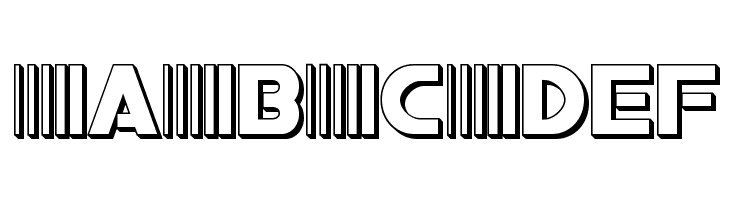 Bamf 3D  Free Fonts Download