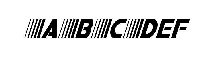 Bamf Condensed Italic  Free Fonts Download