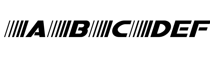 Bamf Expanded Italic  Free Fonts Download