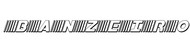 Bamf 3D Italic  Free Fonts Download