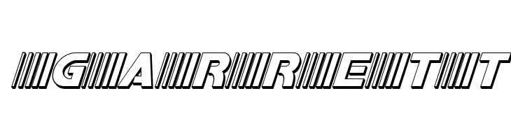 Bamf 3D Italic  Free Fonts Download