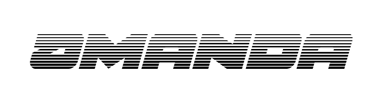 Banjin Scanlines Italic  Free Fonts Download