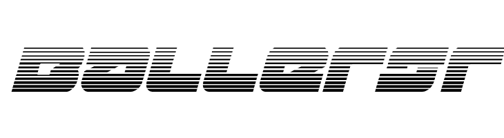 Banjin Scanlines Italic  Free Fonts Download