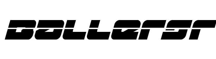 Banjin Laser Italic  Free Fonts Download