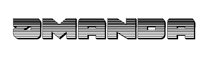 Banjin Chrome  Free Fonts Download