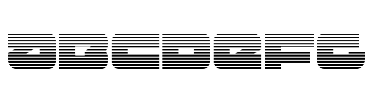 Banjin Scanlines  Free Fonts Download