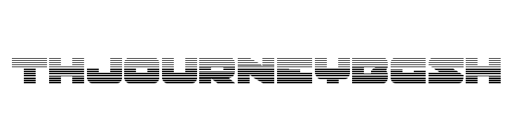 Banjin Scanlines  Free Fonts Download