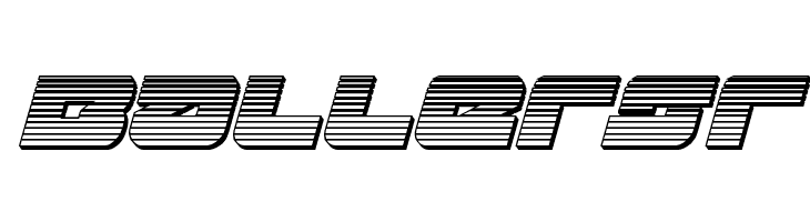 Banjin Chrome Italic  Free Fonts Download