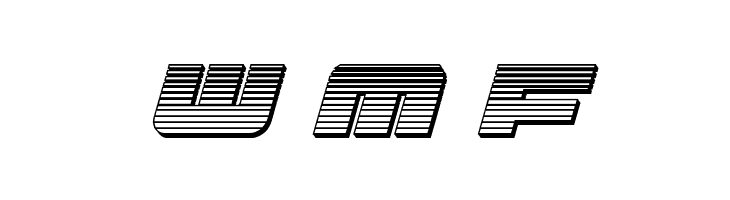 Banjin Chrome Italic  Free Fonts Download