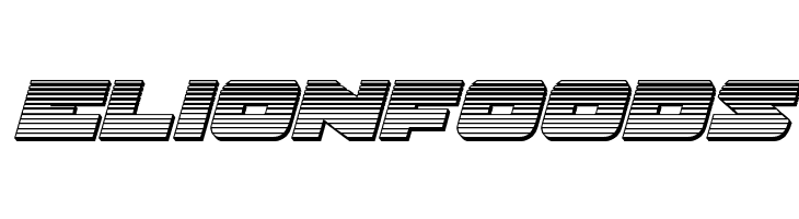 Banjin Chrome Italic  Free Fonts Download