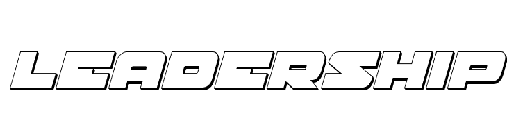 Banjin 3D Italic  Free Fonts Download