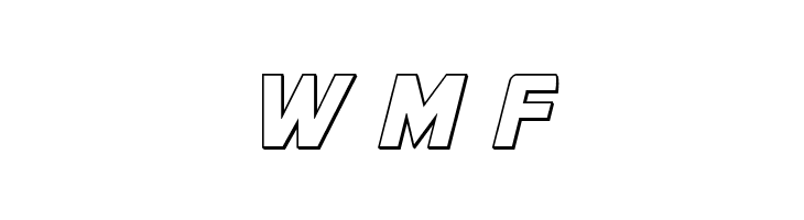 Buchanan Outline Italic  Free Fonts Download