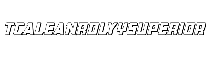 Buchanan 3D Italic  Free Fonts Download