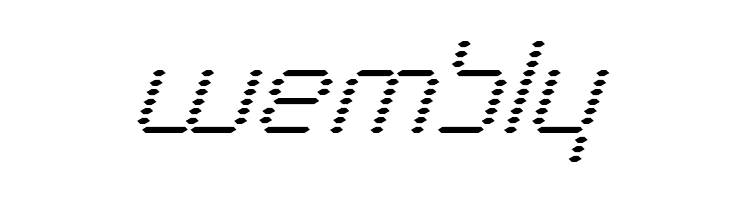 Byte Police Super-Italic  Free Fonts Download