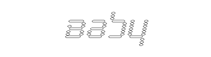 Byte Police Outline Italic  Free Fonts Download