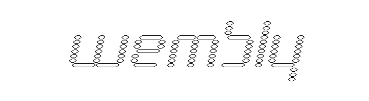 Byte Police Outline Italic  Free Fonts Download