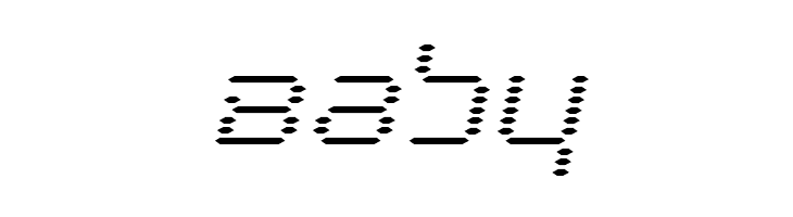 Byte Police Expanded Italic  Free Fonts Download