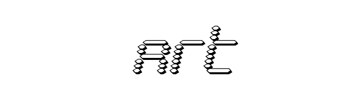 Byte Police 3D Italic  Free Fonts Download
