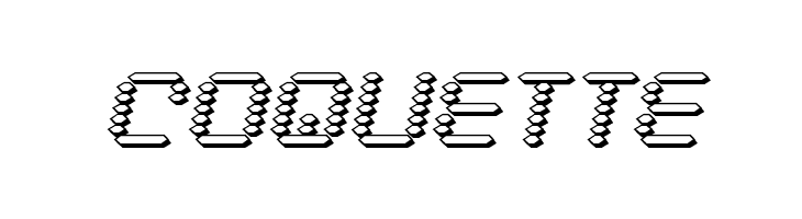 Byte Police 3D Italic  Free Fonts Download