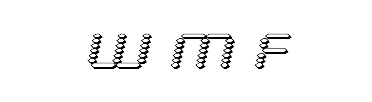 Byte Police 3D Italic  Free Fonts Download