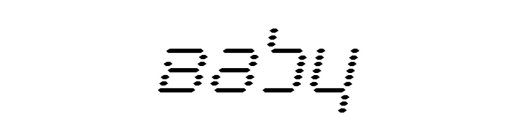 Byte Police Italic  Free Fonts Download