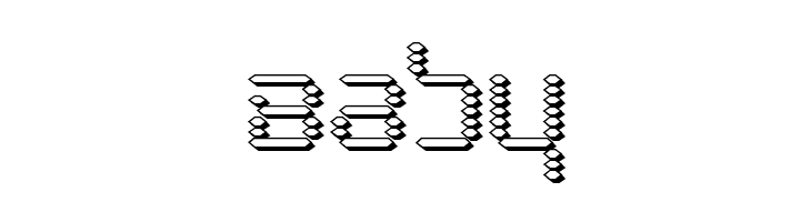 Byte Police 3D  Free Fonts Download