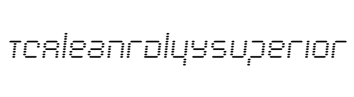 Byte Police Semi-Italic  Free Fonts Download