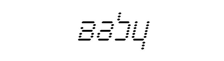 Byte Police Condensed Italic  Free Fonts Download