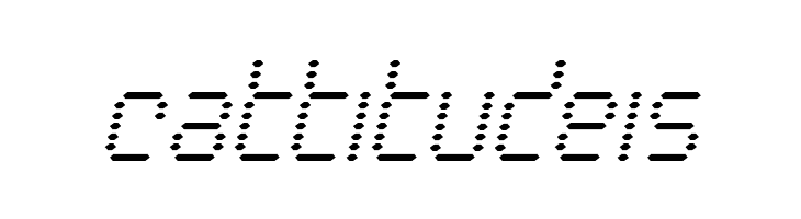 Byte Police Condensed Italic  Free Fonts Download