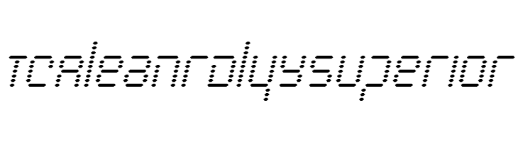 Byte Police Condensed Italic  Free Fonts Download