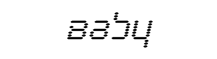 Byte Police Bold Italic  Free Fonts Download