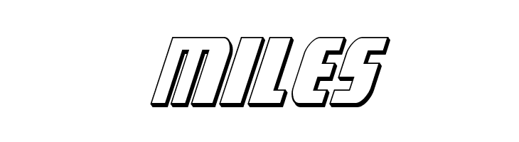 Camp Justice 3D Italic  Free Fonts Download