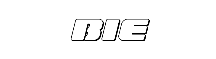 Capricus Outline Semi-Straight  Free Fonts Download