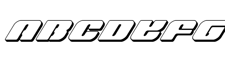 Capricus 3D Italic  Free Fonts Download
