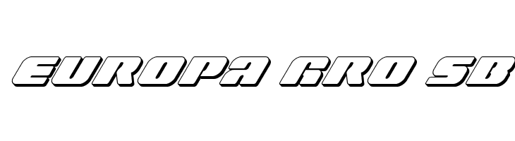 Capricus 3D Italic  Free Fonts Download