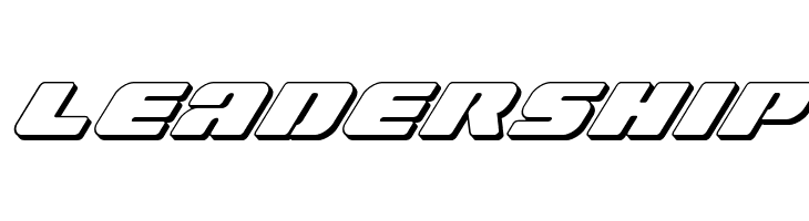 Capricus 3D Italic  Free Fonts Download