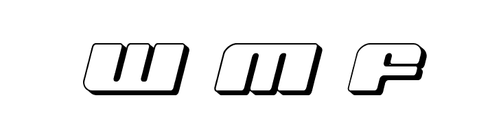 Capricus 3D Semi-Straight  Free Fonts Download