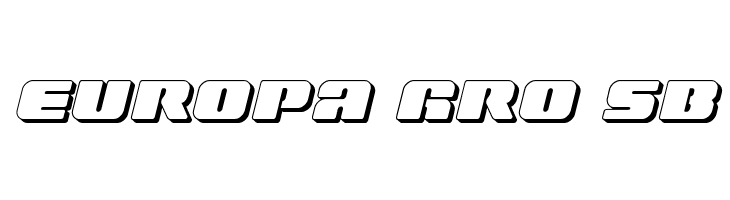 Capricus 3D Semi-Straight  Free Fonts Download