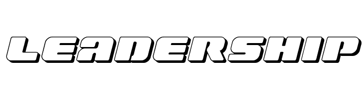 Capricus 3D Semi-Straight  Free Fonts Download