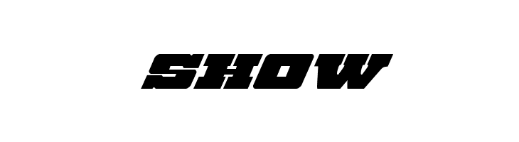 Chicago Express Super-Italic  Free Fonts Download