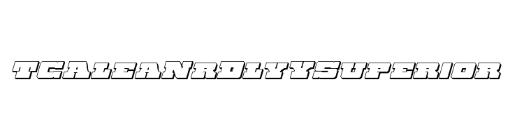 Chicago Express 3D Italic  Free Fonts Download